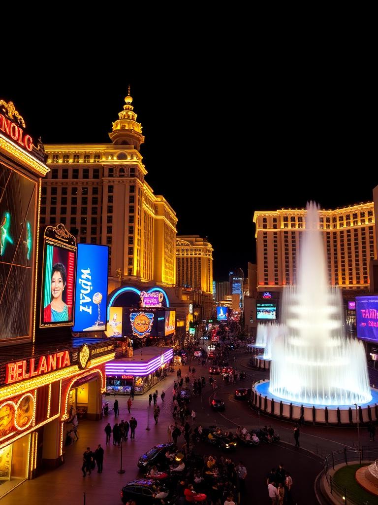 Las Vegas Strip at night